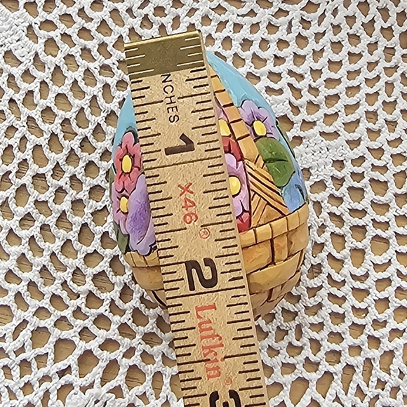 Jim Shore Heartwood "For The Love of Easter" Easter Basket 5 Eggs 4016464 2009 - Picture 5 of 16